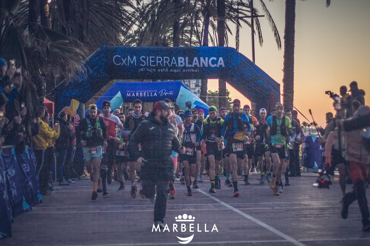 Corredores en Sierra Blanca Trail — Marbella